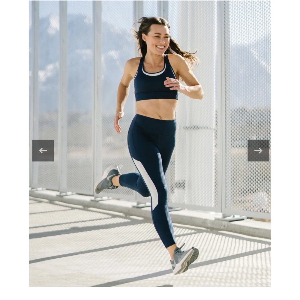 Zyia Navy Primo Mesh Hi-rise 7/8 24" (8-10)